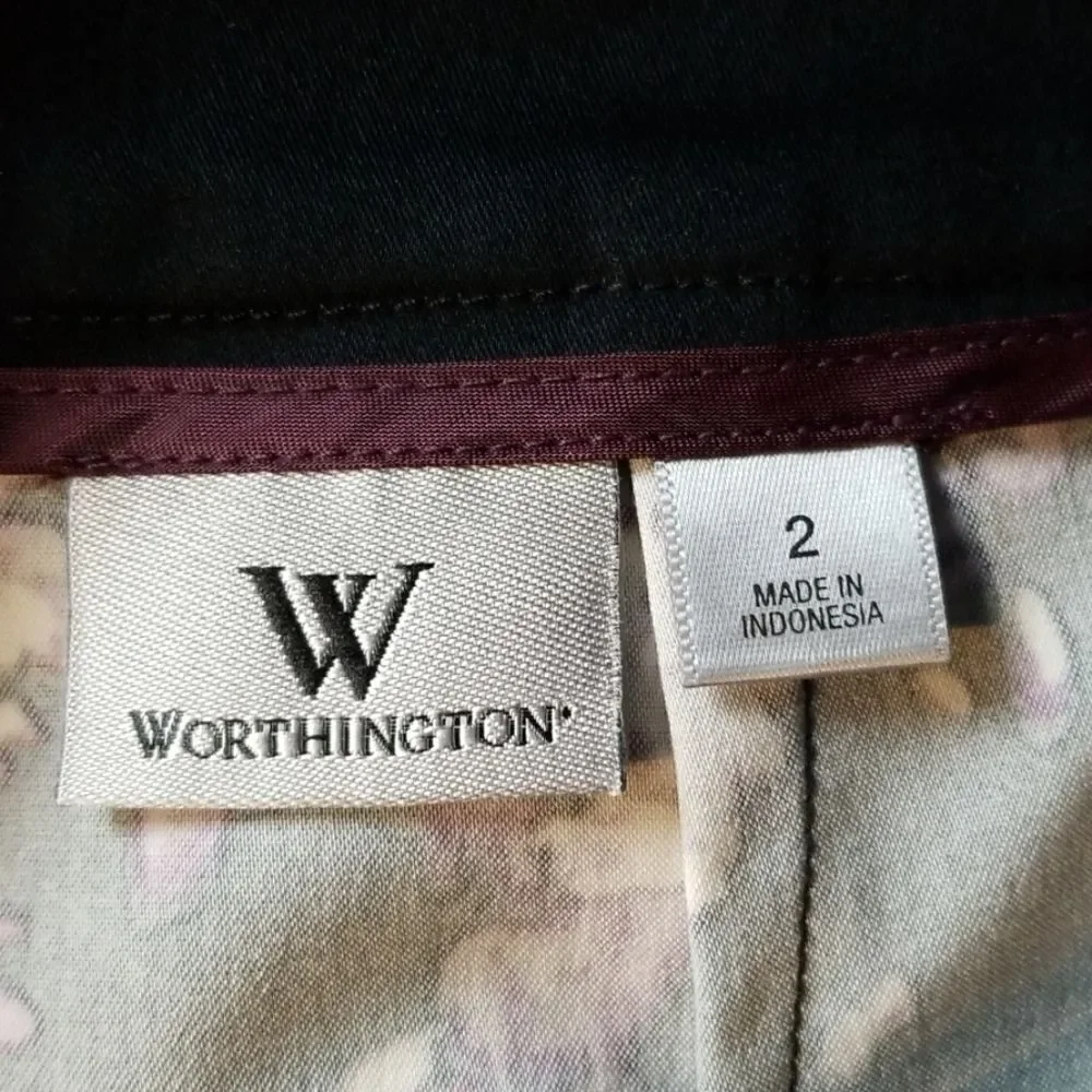🖤5/$20🖤 Worthington black and purple skirt